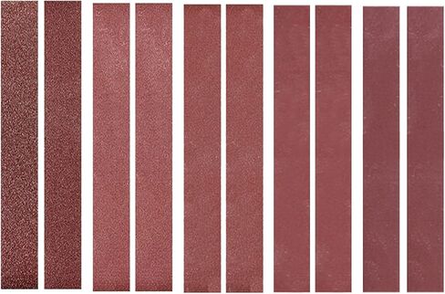 Sandpaper,30 * 380mm Sanding Belts (1.18x14.96 inch) 10Pcs Belts (60/60/80/120/240/320/400/600/800/1000 Grits, One for Each Type) for Home Use Mini Belt Sander in Kuwait
