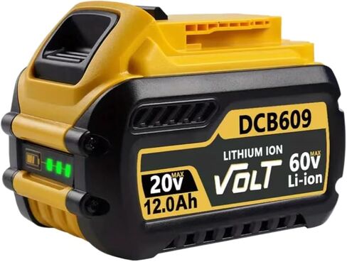 DCB609 لبطارية ديوالت، متوافقة مع أدوات الطاقة ديوالت 20 فولت/60 فولت 12000 مللي أمبير في الساعة in Kuwait