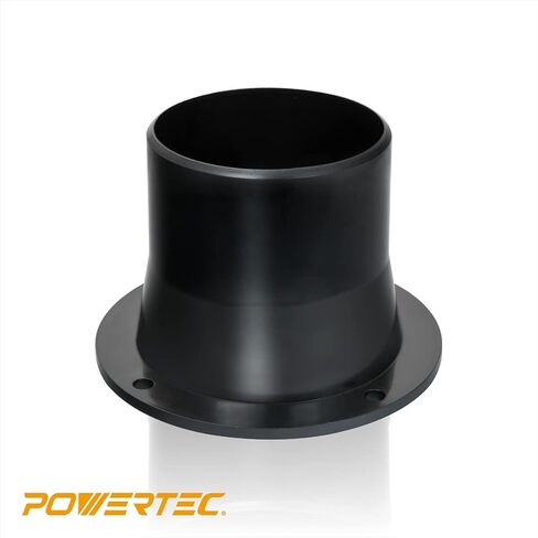 شفة مدخل منفذ الغبار POWERTEC 70298V، فتحة OD مقاس 2.5 بوصة للخرطوم المرن in Kuwait