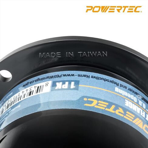 شفة مدخل منفذ الغبار POWERTEC 70298V، فتحة OD مقاس 2.5 بوصة للخرطوم المرن in Kuwait