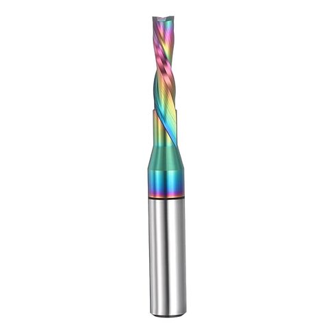 باتيكل 1/4 "عرقوب سفلي راوتر بت، 5/32" قطر القطع، 5/8 "عمق القطع، 2 فلوت كربيد نهاية المطاحن القاطع لقطع الخشب، نحت in Kuwait
