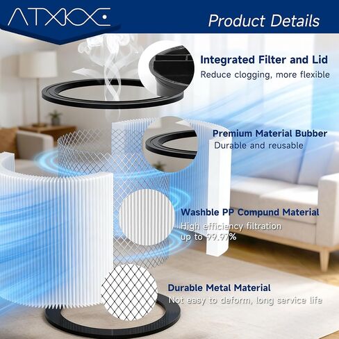 90304 Replacement Filter, 90107 dry filter, 90585 Foam Sleeve Compatible with shopvac filter 90304 90350 90333 90585, Fits Most 5 Gallon and Above Wet Dry Vacuum Cleaner (1+1+3+3+6+1) in Kuwait