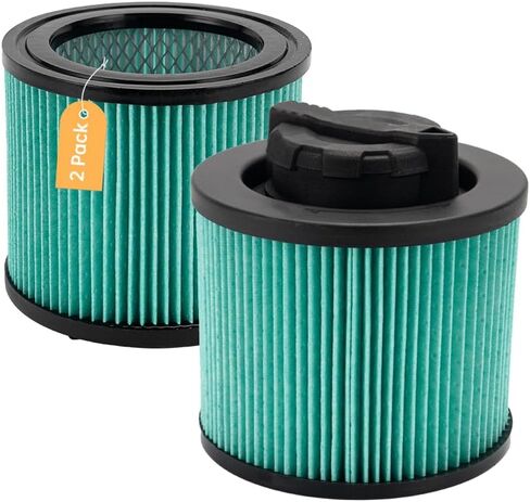 2 حزمة DXVC4001 فلتر HEPA بديل لـ DEWALT 4-5 جالون مكنسة كهربائية رطبة/جافة، متوافق مع DEWALT DXV04T DXV05P DXV05S DXV08S DXV06G in Kuwait