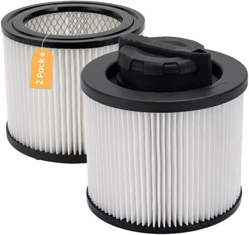 2 Pack DXVC4001 Replacement HEPA Filter for DEWALT 4-5 Gallon Wet/Dry Vacuum, Compatible with DEWALT DXV04T DXV05P DXV05S DXV08S DXV06G in Saudi Arabia