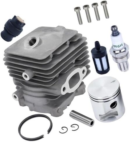 BG56 34mm Cylinder Piston Kit Fit for BG56 BG56C SH56 SH56C BG86 BG86C BR200 SH86 SH86C SR200 Blower OEM 42410201203 42410201204 in Kuwait