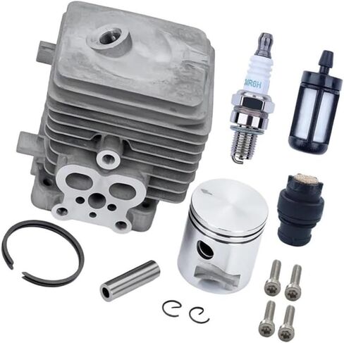 BG56 34mm Cylinder Piston Kit Fit for BG56 BG56C SH56 SH56C BG86 BG86C BR200 SH86 SH86C SR200 Blower OEM 42410201203 42410201204 in Kuwait