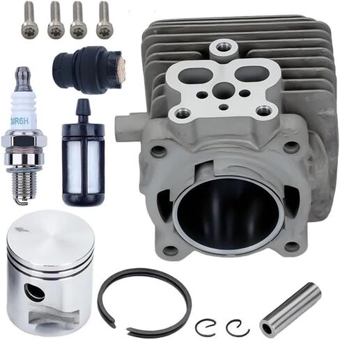 BG56 34mm Cylinder Piston Kit Fit for BG56 BG56C SH56 SH56C BG86 BG86C BR200 SH86 SH86C SR200 Blower OEM 42410201203 42410201204 in Kuwait