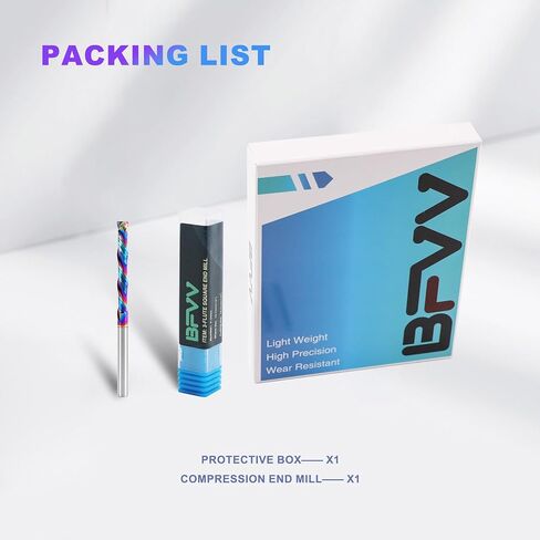 1/4 بوصة عرقوب ضغط راوتر بت، طول إضافي 4 بوصة الطول الإجمالي، 2 بوصة طول القطع، DLC مطلي من أعلى إلى أسفل قطع كربيد صلب CNC مطحنة نهاية للخشب MDF الأكريليك PVC النجارة in Kuwait