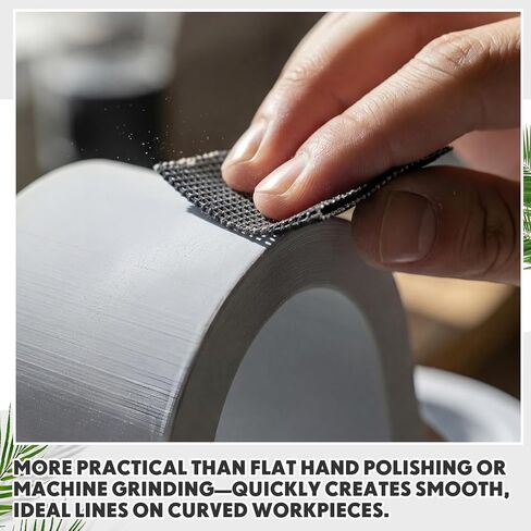 Loopeer 6 Roll Copper Pipe Mesh Sanding Cloth Roll, 80 120 180 240 320 400 Grits, 1-1/2" x 5.47 yd (16 Ft) Mesh Sandpaper, Flexible Anti-Clog Abrasive for Copper Pipe, Plumbing, Metal & Wood in Kuwait