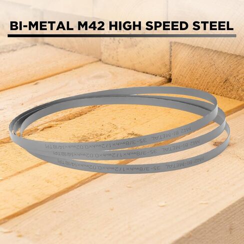 Mayouko 35-3/8 Inch Bandsaw Blade 14/18 TPI for Milwauk* and D*Walt Portable Band Saw Blade，35-3/8" x 1/2" x .020" 14/18 TPI, 3-Pack in Kuwait