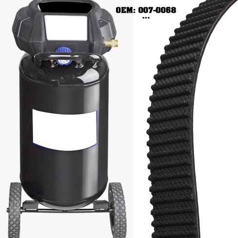 2 قطعة حزام ضاغط الهواء 007-0068 متوافق مع Kobalt VLK1581009 متوافق مع Husky Q26 26 جالون in Kuwait