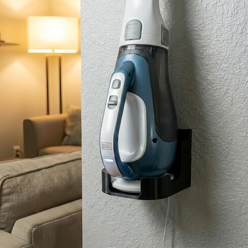 حامل تثبيت على الحائط متوافق مع جهاز Black+Decker Dustbuster Advanced Clean، قاعدة شحن بالمكنسة الكهربائية تناسب موديلات CHV1410L BDH2000L CHV1410L32، دعامة شحن مطبوعة ثلاثية الأبعاد in Kuwait