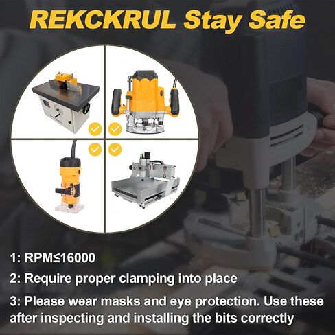 3PCS Core Box Router Bit Set 1/2" Shank, 5/8, 3/4, 1-1/2" CD | Precision, Durability, and Versatility in One Set in Saudi Arabia