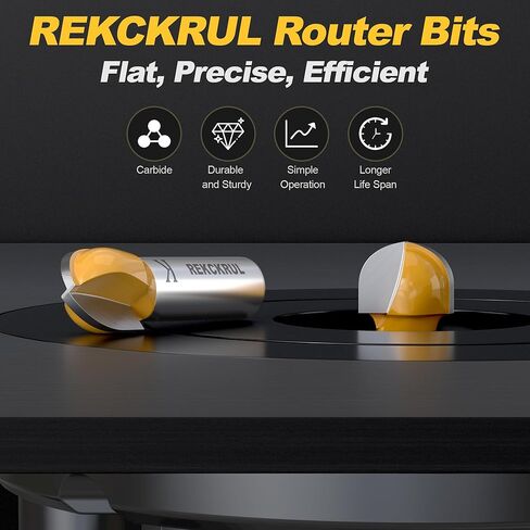 3PCS Core Box Router Bit Set 1/2" Shank, 5/8, 3/4, 1-1/2" CD | Precision, Durability, and Versatility in One Set in Saudi Arabia