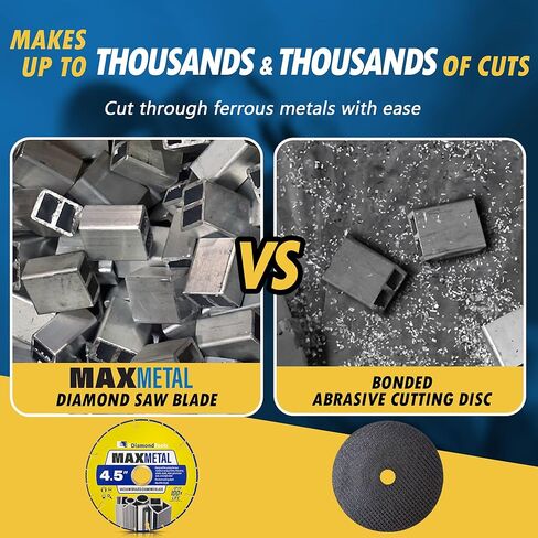 14" Diamond Cut Off Wheel for Handheld Saws, Metal Cutting Blade for Rebar, Steel, Iron, Copper, 1" Arbor, 1 PC in Kuwait