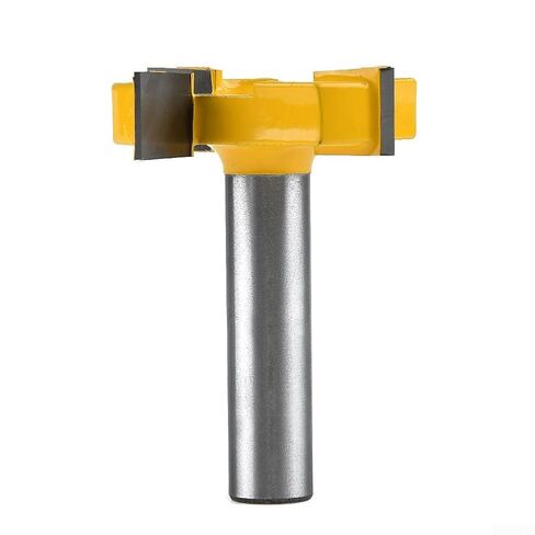 CNC Spoilboard Surfacing Router Bit 1/2 Inch Shank Carbide Tipped 4 Wings Fast Clean Cutting Woodworking MDF Plywood Particle Board in Kuwait