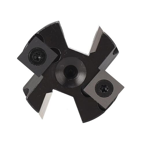 لقمة توجيه السطح Spoilboard، ساق 12 مم 1 - 3/4 بوصة قطر القطع، 4 لقمة تخطيط كربيد قابلة للفهرسة من أجل CNC وجهاز توجيه الطاولة، وتسطيح الألواح وتنعيم الخشب الرقائقي in Kuwait