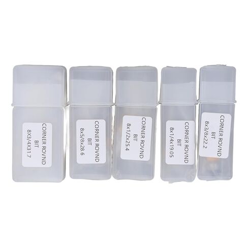 Round Over Router Bit Set 5 Piece Carbide Corner Rounding Woodworking Cutter with 8mm Shank for Softwood Hardwood Solid Wood in Kuwait