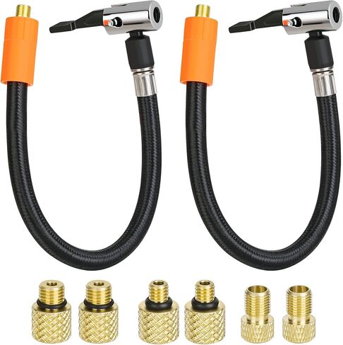 WYNNsky 2PCS Portable Air Pump Inflator Hose Replacement with 360 Degree Air Chuck in Kuwait
