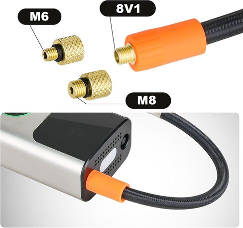 WYNNsky 2PCS Portable Air Pump Inflator Hose Replacement with 360 Degree Air Chuck in Kuwait
