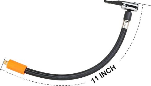 WYNNsky 2PCS Portable Air Pump Inflator Hose Replacement with 360 Degree Air Chuck in Kuwait