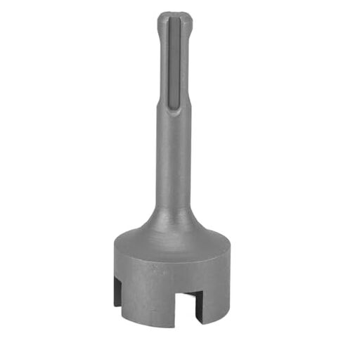 Mumusuki Ground Rod Driver, Steel SDSShank T Post Driver Attachment Universal Drill Tools for SDS Plus Hammer Drill (#4) in Kuwait