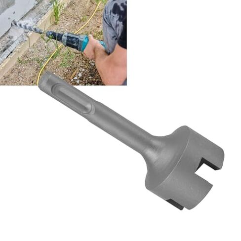 Mumusuki Ground Rod Driver, Steel SDSShank T Post Driver Attachment Universal Drill Tools for SDS Plus Hammer Drill (#4) in Kuwait