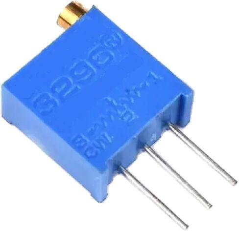 3296W Multi-Turn Trimmer Potentiometer, Blue Cermet, 5 Pack, Precision Voltage Control with Side Adjustment Screw for PCB Applications (1M Ohm) in Saudi Arabia