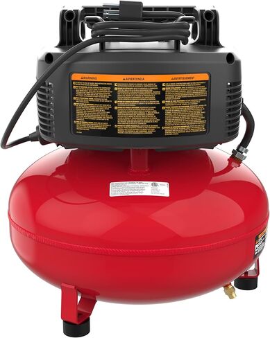 PORTER-CABLE Combination Kit Pancake Air Compressor 6 Gallon, 150 Max PSI and 2.6 CFM @ 90 PSI and Brad Nailer 18 Gauge with 100 Nail Magazine Capacity in Kuwait