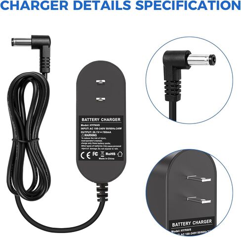 26.1V Replacement Charger for Dyson V6 V7 V8 Vacuum Charger, Compatible with DC58 DC59 DC61 DC62 SV03 SV04 SV05 SV06 – Not for V10 V11 V12 in Kuwait
