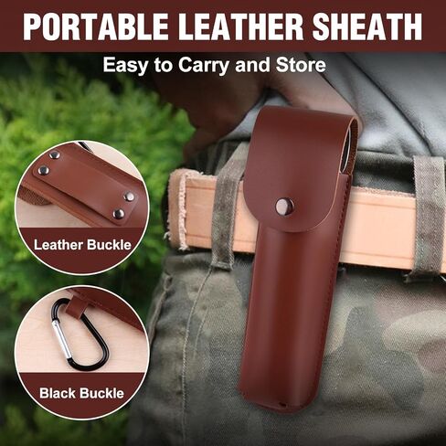 Bushcraft Settlers Tool Hand Auger Wrench for Easy Wood Drilling, Scotch Eye Wood Drill Peg and Manual Hole Maker for Camping, Bushcrafting and Woodworking, with Protective Case and Hook in Kuwait