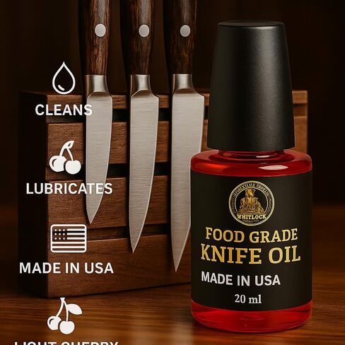 Horace Whitlock Knife Pivot Lube Oil – Premium Food-Safe Lubricant for Folding Knives & Tools, 20ml (0.68 fl oz) Bottle. Knife Pivot Lubricating Oil in Kuwait