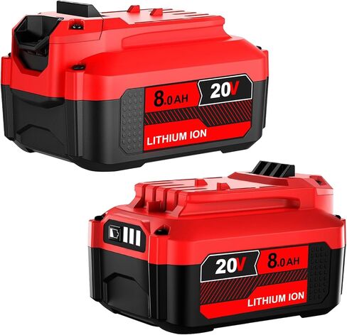 استبدال JAUKIST 20V 8.0Ah للحرفي: استبدال 20V متوافق مع بطارية Craftsman V20 CMCB205 CMCB204 CMCB206 CMCB202 CMCB201 20V أدوات كهربائية لاسلكية وشاحن in Kuwait