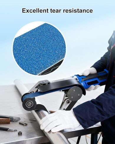 Zirconia Sanding Belts 1-1/2 x 30" Fit for Pipe Tube Polisher Sander, 1.5" x 30" Zirconia Metal Grinding Sand Belts 80 Grit, 15 Pcs in Kuwait