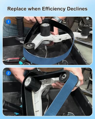 Zirconia Sanding Belts 1-1/2 x 30" Fit for Pipe Tube Polisher Sander, 1.5" x 30" Zirconia Metal Grinding Sand Belts 80 Grit, 15 Pcs in Kuwait