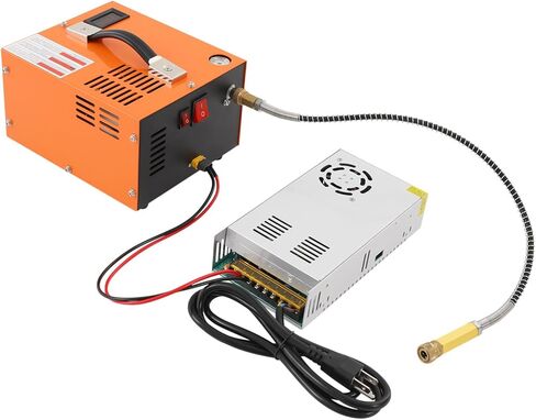 ضاغط هواء PCP، 4500PSI/30Mpa PCP، 12V DC/110V AC ضاغط PCP Airgun مع مروحة تبريد مدمجة وضاغط خزان كرات الطلاء المحمول لكرة الطلاء وبندقية PCP وزجاجة غوص سكوبا in Kuwait