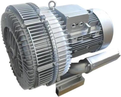 1 قطعة 5HP الصناعية ارتفاع ضغط فراغ مضخة الهواء منفاخ ، دوامة حلقة التجدد منفاخ 4KW-137CFM in Kuwait