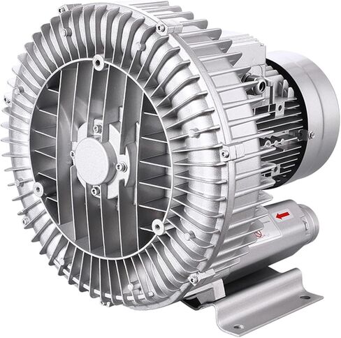 High-Pressure Vortex Ring Blower 220V - Powerful Air Blower & Suction for Sewage Aeration, Aquarium Oxygenation, Efficient Single Phase Pumping System in Saudi Arabia