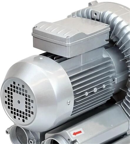 Air Ring Fans Side Channel Regenerative Vortex Blower, Single Phase 1.5 KW High Pressure Blower 1piece in Kuwait