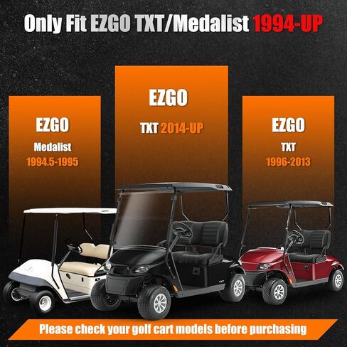 EZGO TXT Golf Cart الصدمات الأمامية أو الخلفية مع نوابض لولبية شديدة التحمل لـ EZGO TXT/Medalist 1994+ G&E Golf Carts OEM# 70928-G01 76418-G01 4 قطع in Saudi Arabia