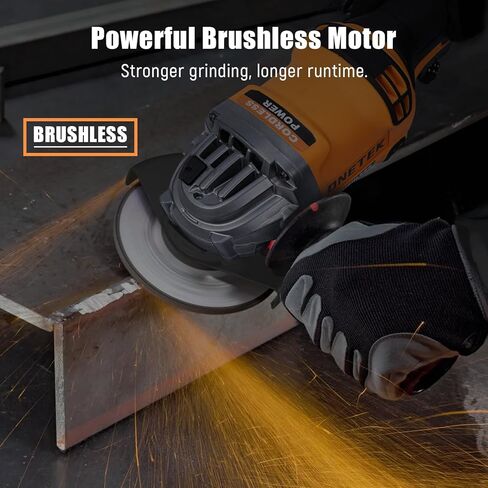 Cordless Angle Grinder 4-1/2'', Compatible with DeWalt 20V MAX Battery, Brushless Motor & Variable Speed, 8000 RPM for Cutting, Grinding & Polishing – Tool Only (Battery Not Included) in Kuwait