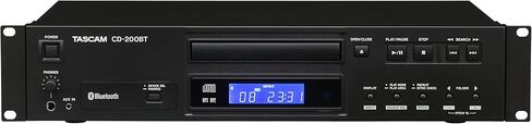Tascam CD-200BT مشغل أقراص مضغوطة احترافي مع بلوتوث لاسلكي وHosa CPR-202 مزدوج 1/4 بوصة TS إلى كابل توصيل ستيريو RCA مزدوج، 2 متر in Kuwait