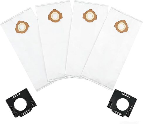 4 Pack Fleece Dust Bags For Milwaukee 0960-20 & 0970-20 Fuel And Fuel Wet/Dry PACKOUT Vacuum 49-90-2016 +2 Pack Attachable Bag in Kuwait