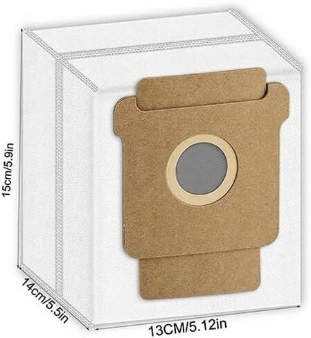 Q0520 Dust Bags Compatible with iRobot Roomba Vacuum 2 Essential Robot Q052, 105 Vac, 105 Combo, Plus 405 Combo, Plus 505 Combo, Max 705 Vac Vacuum Cleaner, Vacuum Bags Replacement Disposal Bag in Saudi Arabia