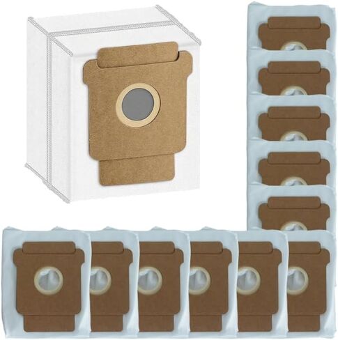 Q0520 Dust Bags Compatible with iRobot Roomba Vacuum 2 Essential Robot Q052, 105 Vac, 105 Combo, Plus 405 Combo, Plus 505 Combo, Max 705 Vac Vacuum Cleaner, Vacuum Bags Replacement Disposal Bag in Saudi Arabia