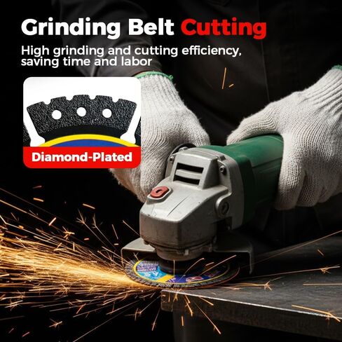 2 Pack 4.5" Multi-Purpose Saw Blades,2026 Upgrade Stainless Steel Welded Outer Diamond Sand for Cutting Tile, Marble, Quartz, Stone, Metal & Plastic, Wet or Dry Use in Kuwait