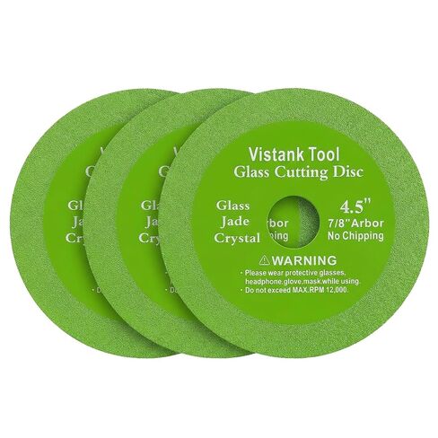 Tile Cutter Diamond Blade for Angle Grinder 4.5 Inch, 3-Pack Glass Cutting Disc Ceramic Blad for Porcelain Marble Granite Tile, Ultra-Thin Chip-Free, 7/8 Arbor in Kuwait