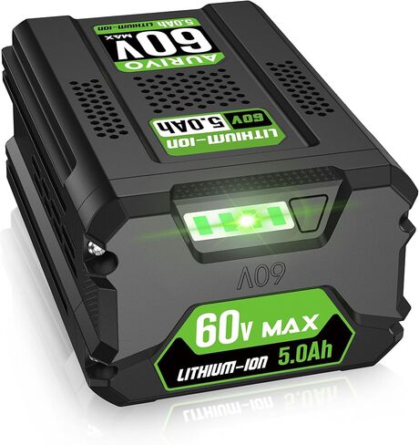 5.0Ah Battery Replacement for Greenworks 60V Battery, 300Wh 1200+ Cycles, Fits 75+ Greenworks 60V Tools Lawn Mower Blower Trimmer Ebike LB605 Battery in Kuwait