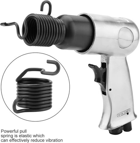 4500 RPM Air Hammer Chisel, Industrial Air Pneumatic Tools with 4 Chisels, Straight Electric Air Chisel Bits, for Sandblasting Welding Grinding in Kuwait
