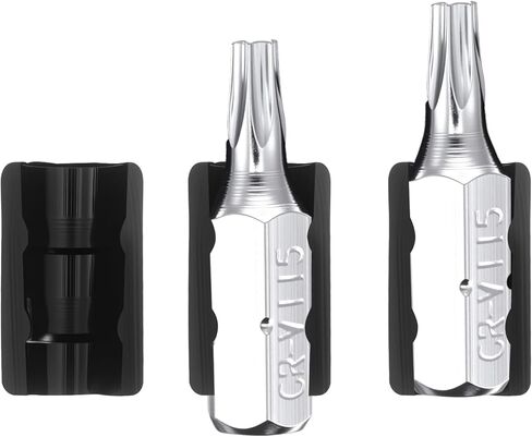 Bremorou 12 Holes Hex Bit Holder 10 Pcs 1/4 Inch Bit Organizer, Black Plastic Drill Bits Storage Case, Screwdriver Bit Holder For Hex Shank Bits in Kuwait